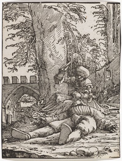 Jael zabija Siserę, ok. 1523. autorstwa Albrecht Altdorfer