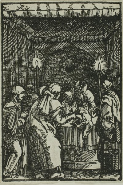 Odrzucona ofiara Joachima, z Upadek i odkupienie człowieka autorstwa Albrecht Altdorfer