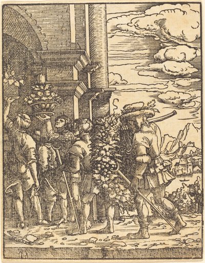 Jozue i Kaleb autorstwa Albrecht Altdorfer