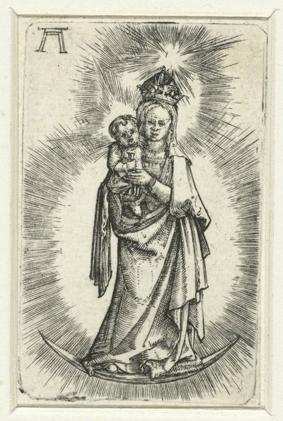 Madonna na półksiężycu autorstwa Albrecht Altdorfer