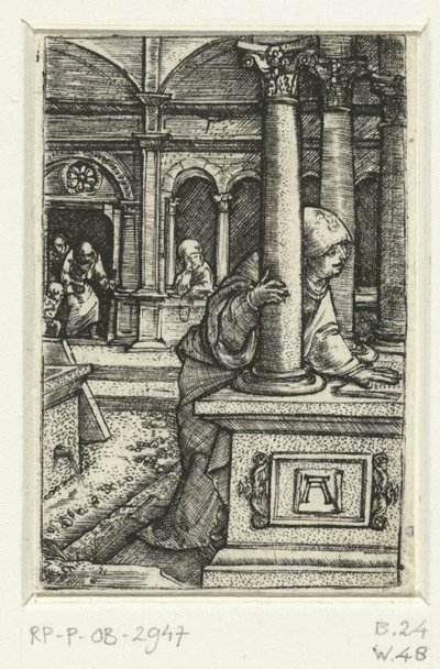Maryja szuka syna w synagodze autorstwa Albrecht Altdorfer