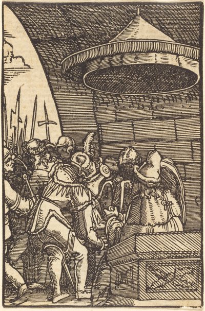 Piłat myjący ręce autorstwa Albrecht Altdorfer