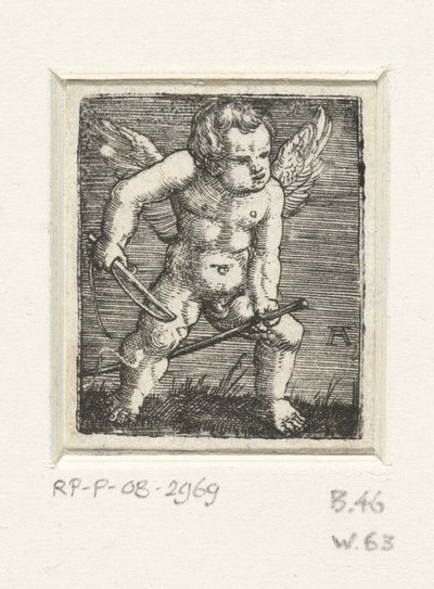 Putto z koniem hobby autorstwa Albrecht Altdorfer