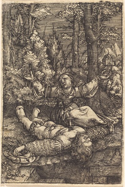Pyramus i Thisbe autorstwa Albrecht Altdorfer