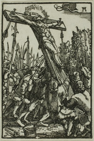 Podwyższenie Krzyża, z Upadku i Odkupienia Człowieka autorstwa Albrecht Altdorfer
