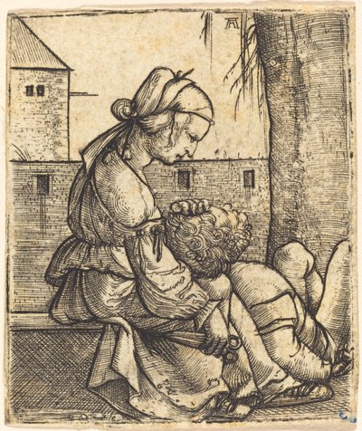 Samson i Dalila autorstwa Albrecht Altdorfer