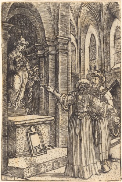Salomon modlący się do bożków autorstwa Albrecht Altdorfer