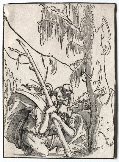 Św. Krzysztof, 1513. autorstwa Albrecht Altdorfer