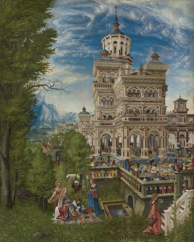 Susanna i starsi autorstwa Albrecht Altdorfer