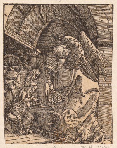 Zwiastowanie, 1513. autorstwa Albrecht Altdorfer