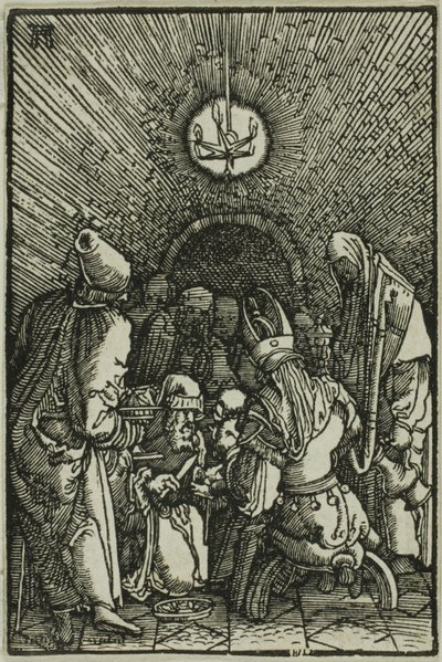 Obrzezanie, z „Upadku i odkupienia człowieka” autorstwa Albrecht Altdorfer