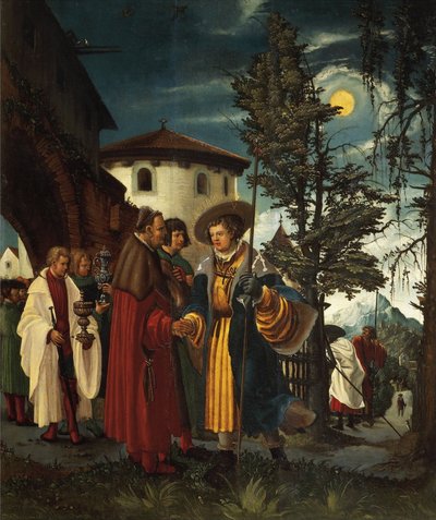 Odejście świętego Floriana autorstwa Albrecht Altdorfer