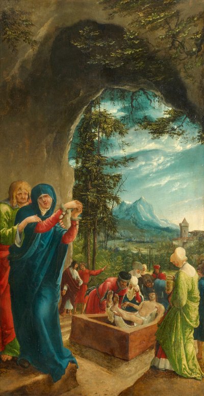 Złożenie do grobu Chrystusa, 1518 autorstwa Albrecht Altdorfer