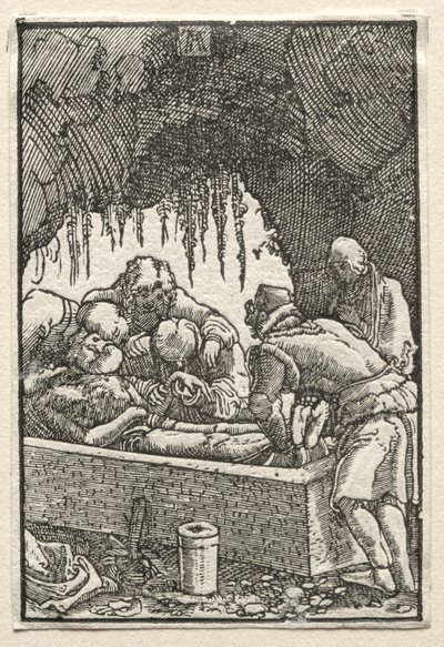 Upadek i odkupienie człowieka: pogrzeb Chrystusa autorstwa Albrecht Altdorfer