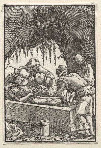 Upadek i odkupienie człowieka: pogrzeb Chrystusa, c. 1515. autorstwa Albrecht Altdorfer