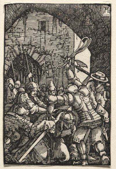 Upadek i odkupienie człowieka: Chrystus niosący krzyż autorstwa Albrecht Altdorfer