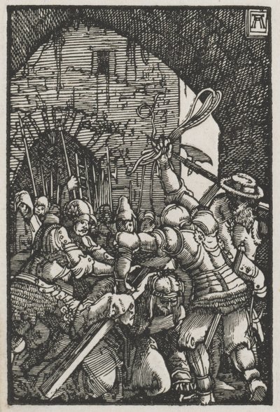 Upadek i odkupienie człowieka: Chrystus niosący krzyż autorstwa Albrecht Altdorfer