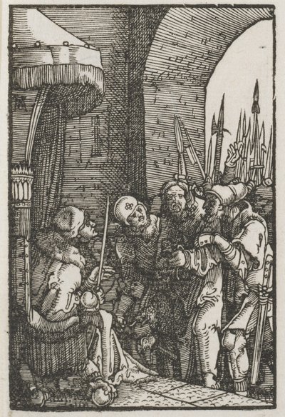 Upadek i odkupienie człowieka: Chrystus przed Piłatem autorstwa Albrecht Altdorfer