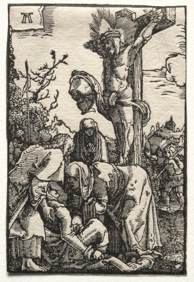 Upadek i odkupienie człowieka: Chrystus na krzyżu, c. 1515. autorstwa Albrecht Altdorfer