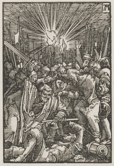 Upadek i odkupienie człowieka: Chrystus wzięty do niewoli, c. 1515. autorstwa Albrecht Altdorfer