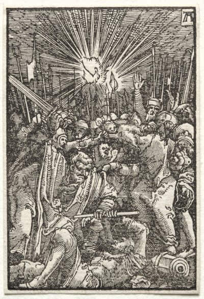 Upadek i odkupienie człowieka: Chrystus wzięty do niewoli, c. 1515. autorstwa Albrecht Altdorfer