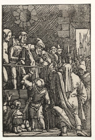 Upadek i odkupienie człowieka: Ecce Homo, c. 1515. autorstwa Albrecht Altdorfer