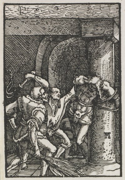 Upadek i odkupienie człowieka: biczowanie Chrystusa, c. 1515. autorstwa Albrecht Altdorfer
