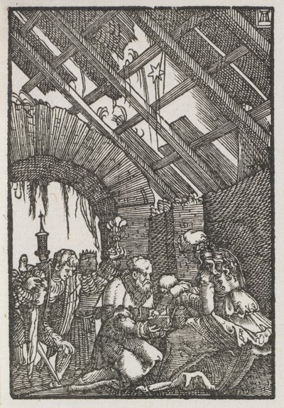 Upadek i odkupienie człowieka: Pokłon Trzech Króli autorstwa Albrecht Altdorfer