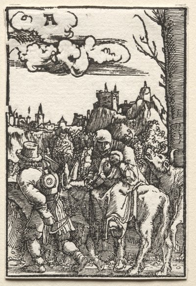 Upadek i odkupienie człowieka: ucieczka do Egiptu autorstwa Albrecht Altdorfer