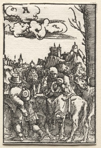 Upadek i odkupienie człowieka: ucieczka do Egiptu, c. 1515. autorstwa Albrecht Altdorfer