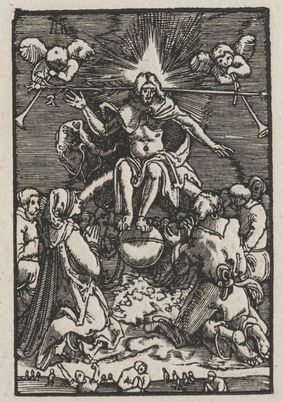 Upadek i odkupienie człowieka: Sąd Ostateczny autorstwa Albrecht Altdorfer