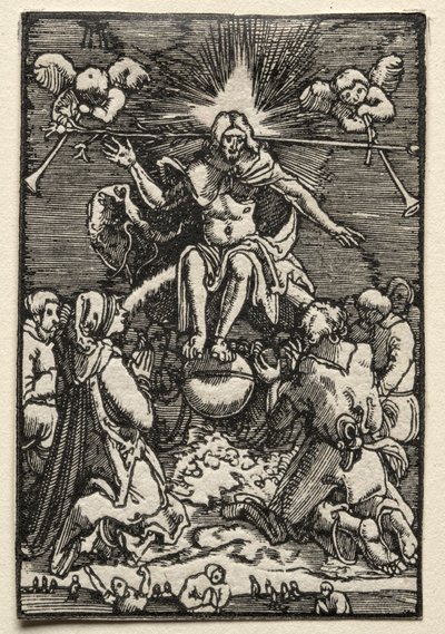 Upadek i odkupienie człowieka: Sąd Ostateczny, c. 1515. autorstwa Albrecht Altdorfer