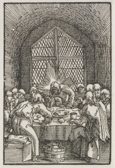 Upadek i odkupienie człowieka: Ostatnia Wieczerza autorstwa Albrecht Altdorfer