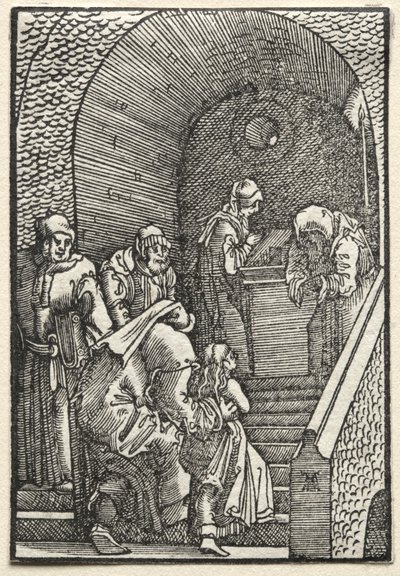 Upadek i odkupienie człowieka: Ofiarowanie Dziewicy w Świątyni, 1515. autorstwa Albrecht Altdorfer