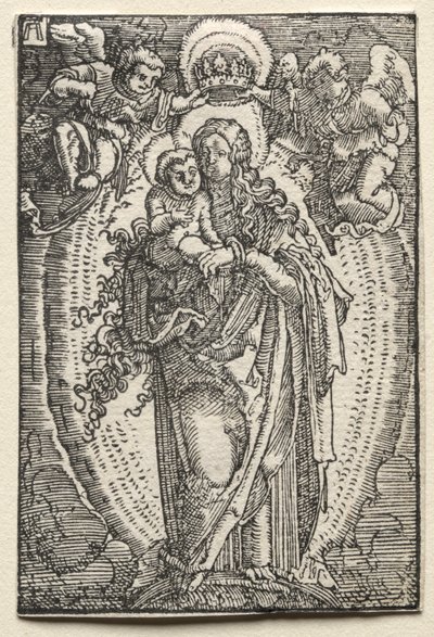 Upadek i odkupienie człowieka: Dziewica jako Królowa Niebios, c. 1515. autorstwa Albrecht Altdorfer