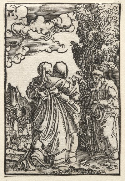 Upadek i odkupienie człowieka: Nawiedzenie autorstwa Albrecht Altdorfer