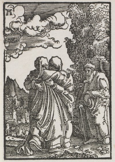 Upadek i odkupienie człowieka: Nawiedzenie autorstwa Albrecht Altdorfer