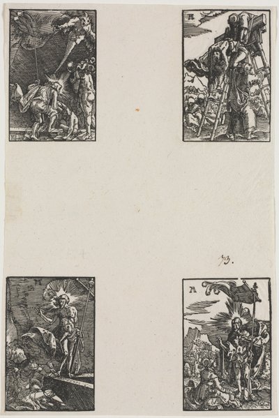Upadek i odkupienie człowieka, c. 1515. autorstwa Albrecht Altdorfer