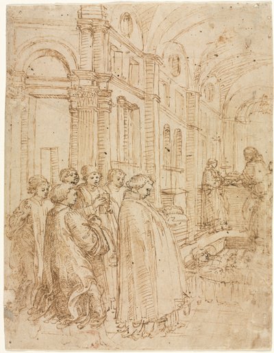 Pogrzeb św autorstwa Albrecht Altdorfer