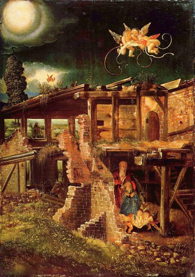 Święta noc Narodzenia Chrystusa, ok. godz. 1513 autorstwa Albrecht Altdorfer