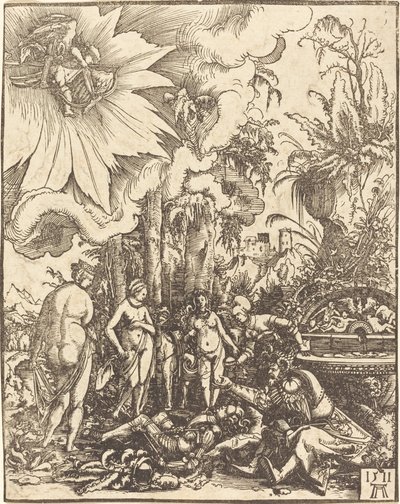 Wyrok Paryża autorstwa Albrecht Altdorfer