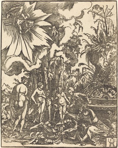 Wyrok Paryża autorstwa Albrecht Altdorfer