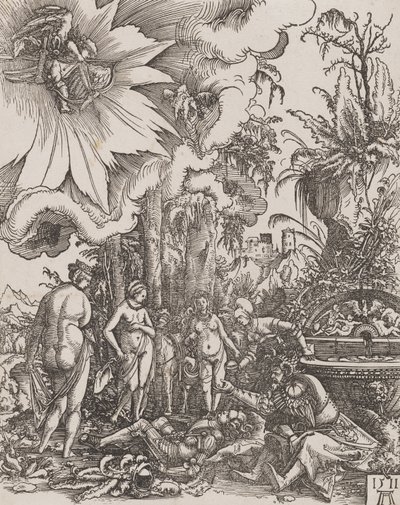 Wyrok Paryża, 1511 autorstwa Albrecht Altdorfer