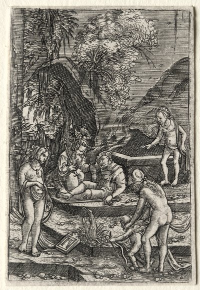 Wyrok Paryża, 1511. autorstwa Albrecht Altdorfer