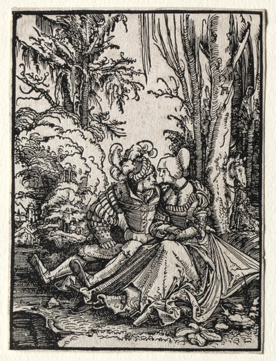 Kochankowie autorstwa Albrecht Altdorfer