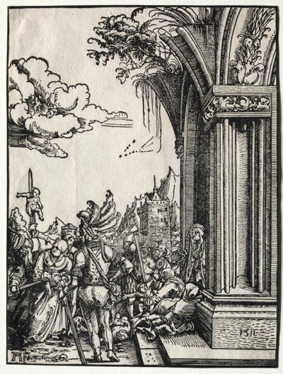 Masakra niewinnych, 1511 . autorstwa Albrecht Altdorfer