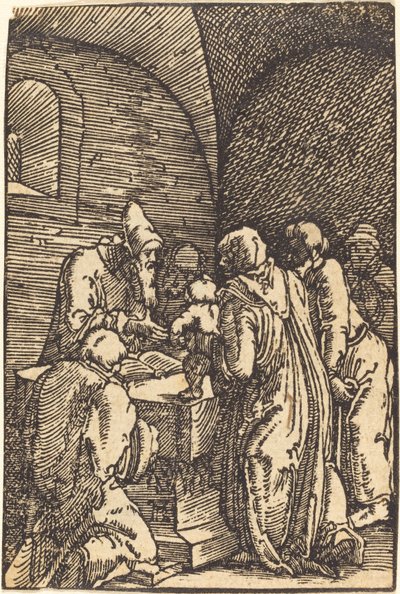 Ofiarowanie Chrystusa w świątyni autorstwa Albrecht Altdorfer