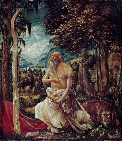 Skruszony św. Hieronim, 1507 autorstwa Albrecht Altdorfer