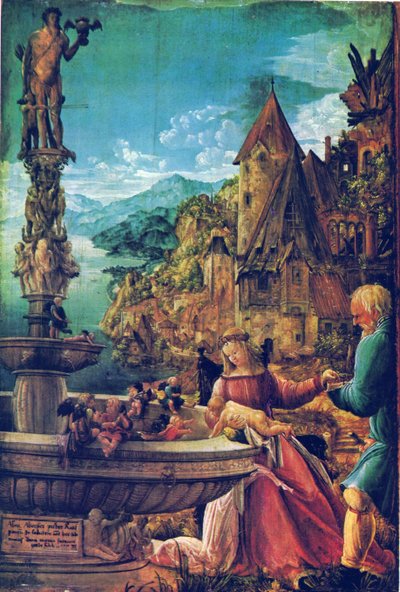 Reszta o "Locie do Egiptu autorstwa Albrecht Altdorfer