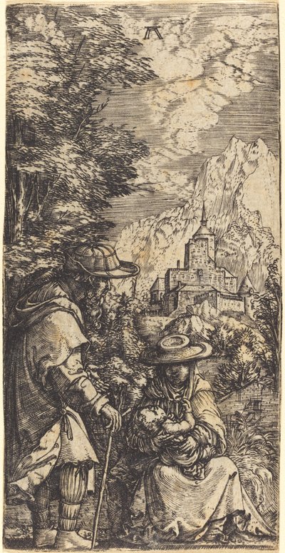 Reszta w ucieczce do Egiptu autorstwa Albrecht Altdorfer
